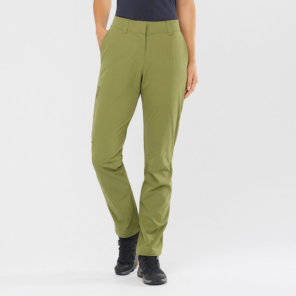 Salomon Israel WAYFARER - Womens Pants - Olive (MBKP-91285)